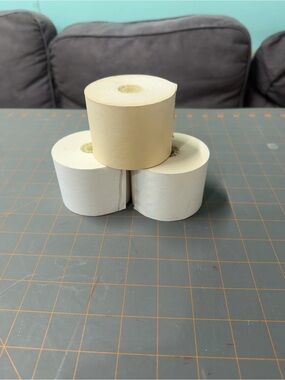 Thermal Receipt Paper Rolls - White and Cream